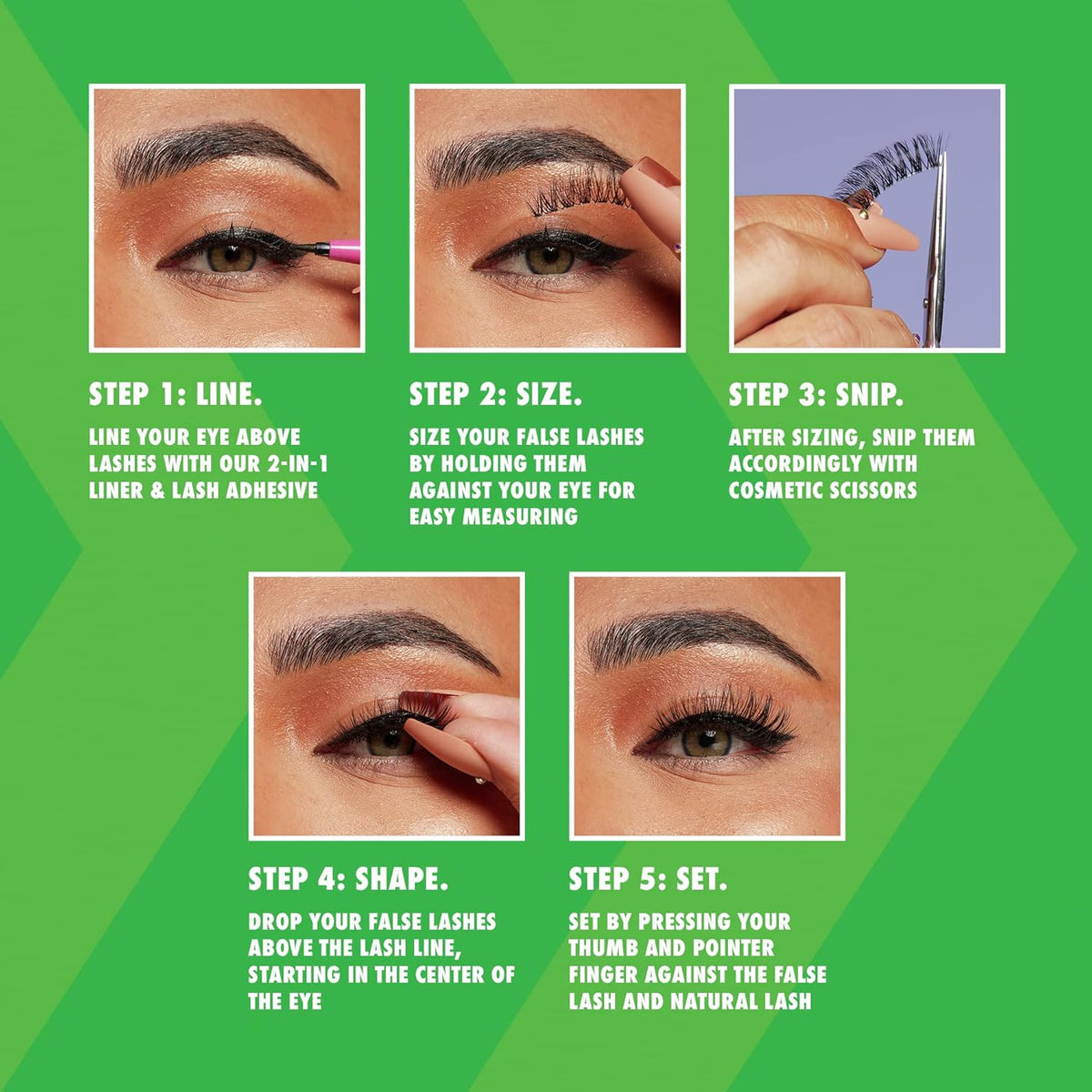 Nyx Professional Makeup Jumbo Lash used with false eyelashes