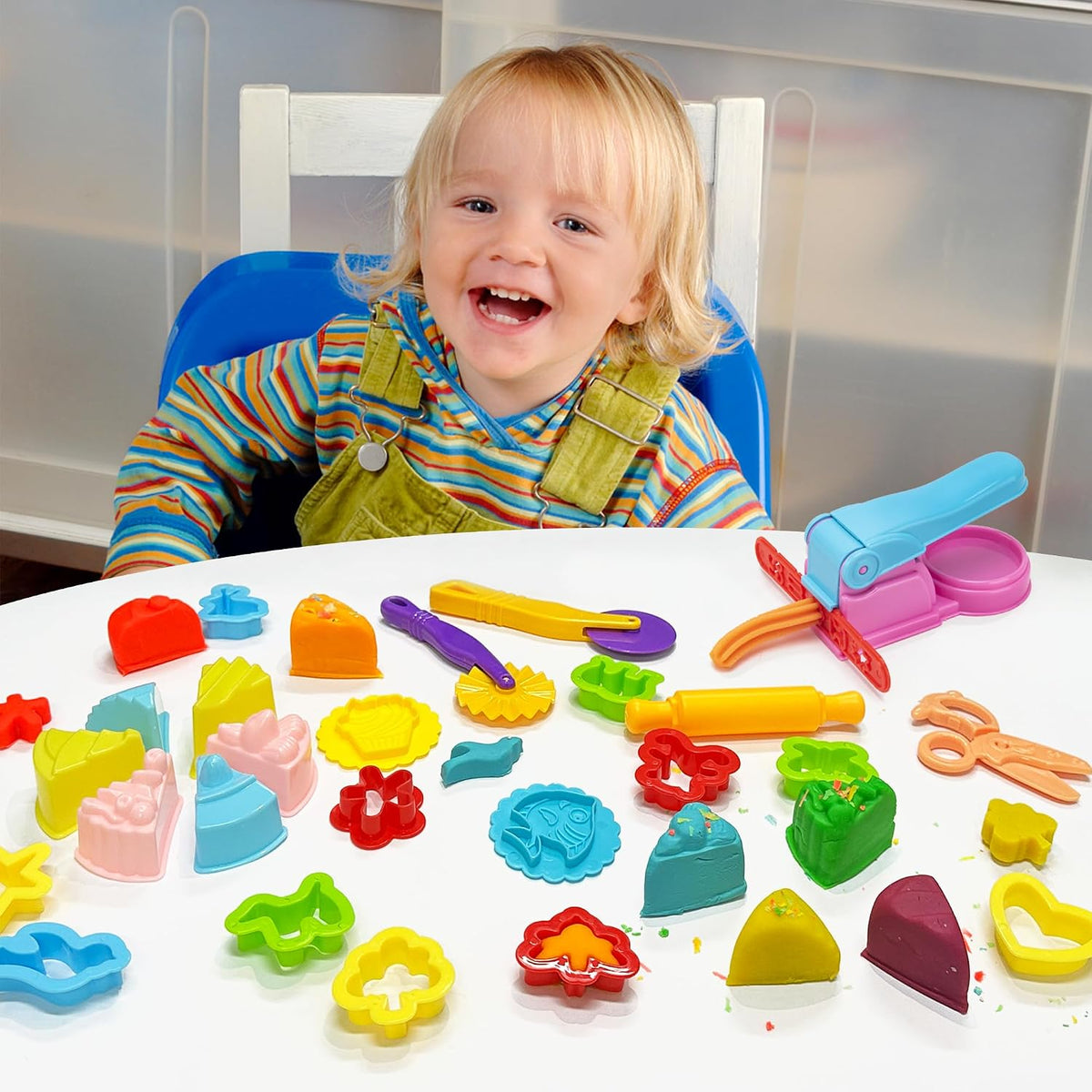 Decebaya shape cutters and safety scissors for kids