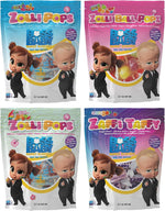 Imported USA Zollipops clean teeth candy jar packaging side view