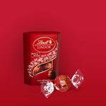 Lindt Lindor 50 gram gift box side angle