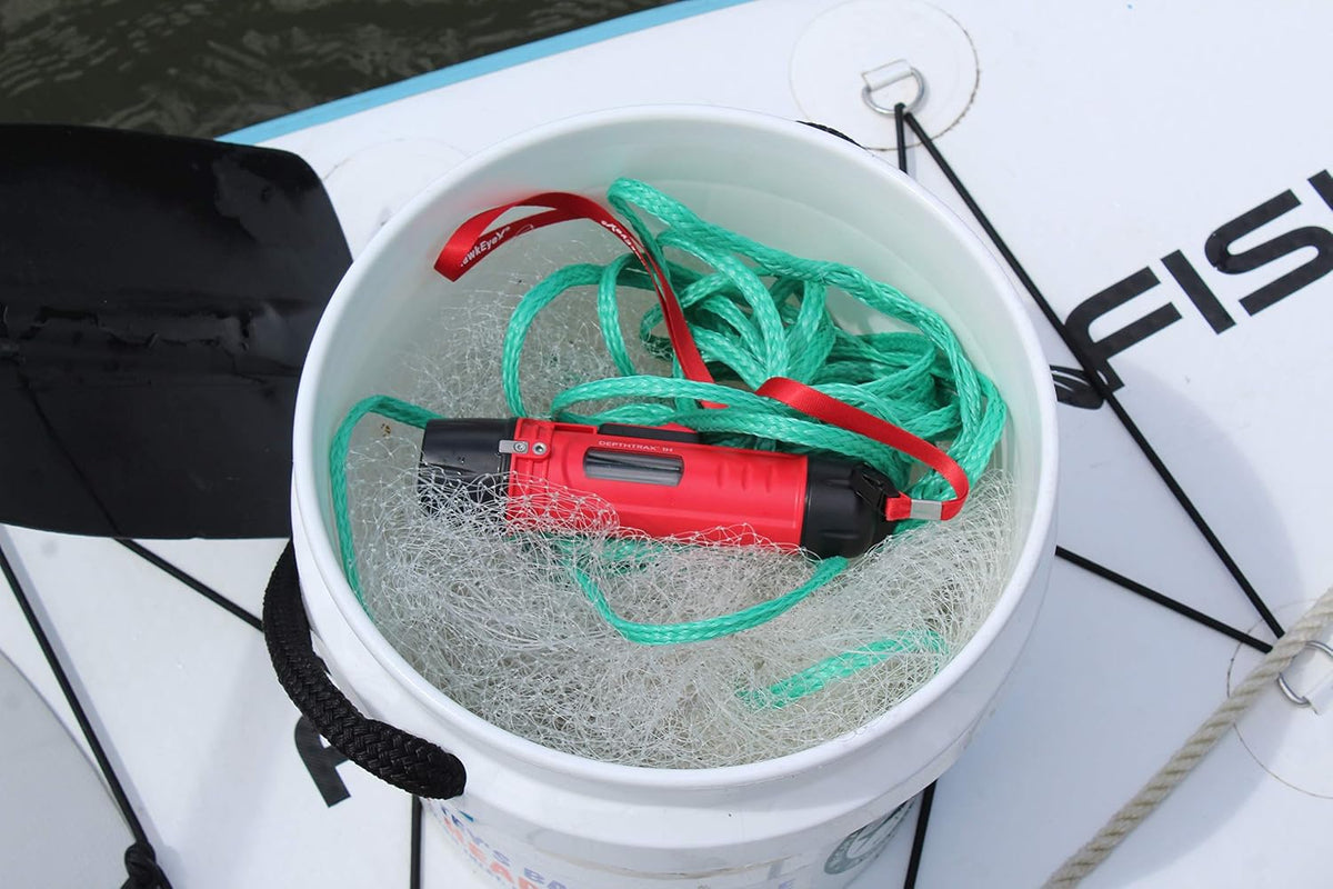 HawkEye DT1H marine depth finder with temperature sensor