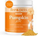 Fera Pets Pumpkin Plus Fiber Supplement powder jar front view