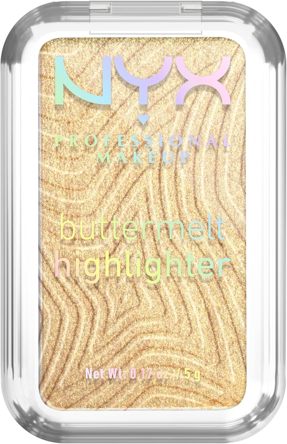 NYX PROFESSIONAL MAKEUP Buttermelt Highlighter, Powder Highlighter Makeup, With Up to 12H Wear and High Impact Glow - 25 Butta Than Gold (Light Gold) - Image 1
