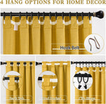 DUALIFE thermal insulated curtains blocking sunlight