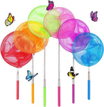 Hshttkl 6 pack telescopic insect catching nets front view