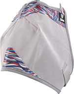 Cashel Crusader standard fly mask angled view in grey