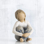 Willow Tree Spirited Child figurine packaging and enclosure card