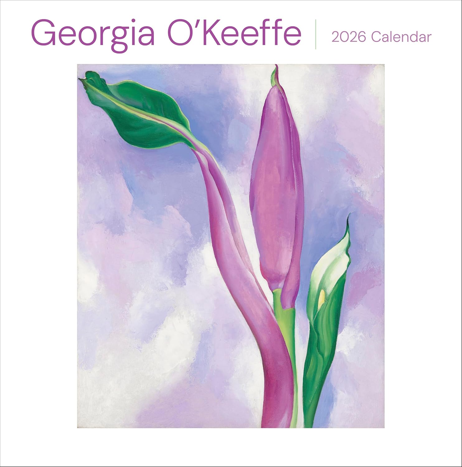 Wall Calendar 2026, Georgia O'Keeffe Art, 12 Months, Large Grid Design Featuring 12 Artworks - Image 1