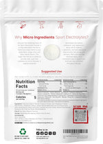 Micro Ingredients watermelon lime electrolytes powder nutritional panel