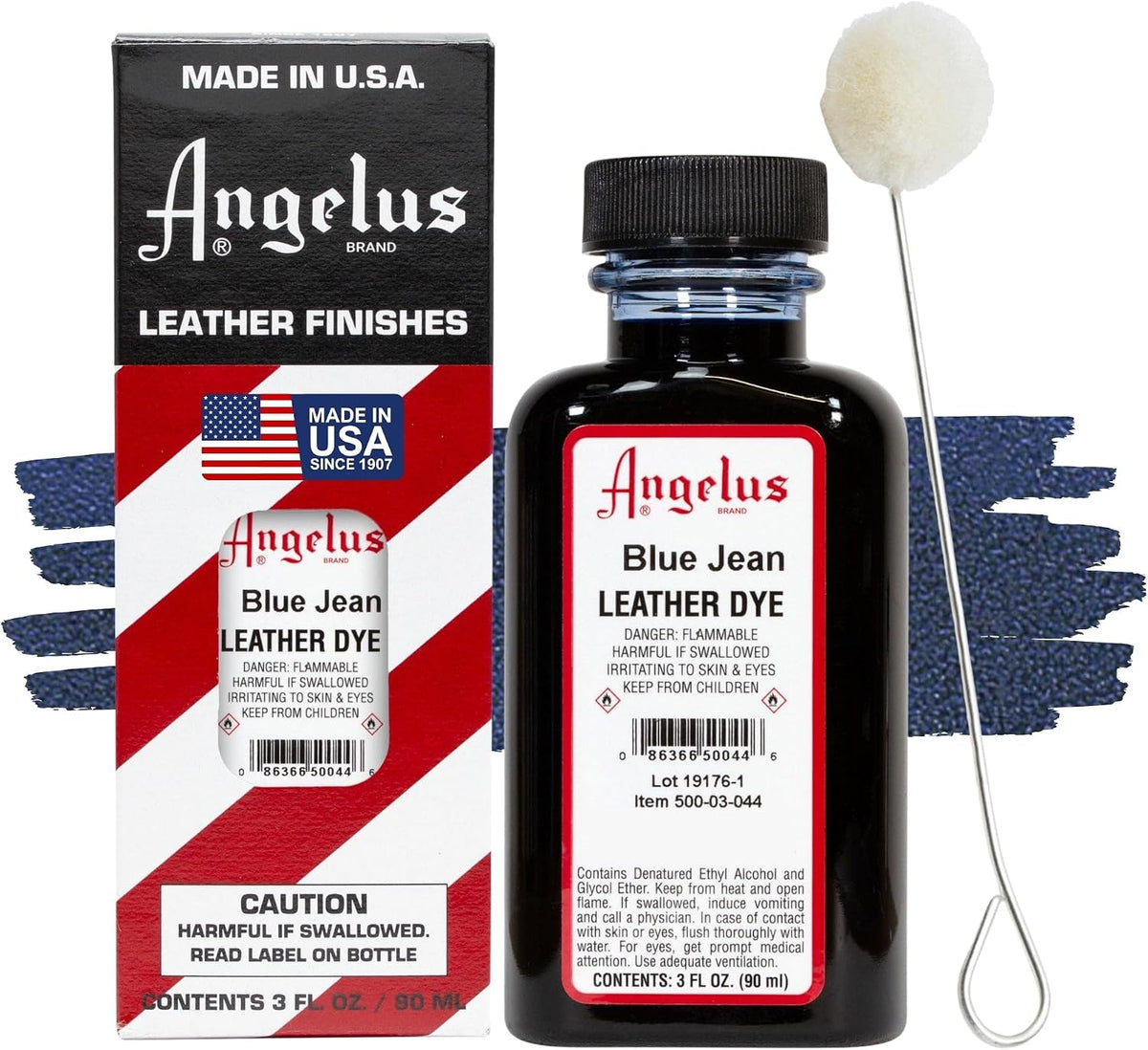 Angelus Leather Dye, Permanent Leather Dye for Shoes, Boots, Bags, Crafts, Furniture, & More - 3 fl oz, Jet Black - Image 11