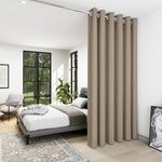 Deconovo Room Divider Curtains for Living Room 84 Inches Long, Door Curtain | Sliding Door Curtain 1 Panel, Wide Blackout Curtain, Privacy Drape for Patio Door, Black, 80 x 84 Inch - Image 12