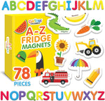 Curious Columbus Magnetic Objects and Letters set front view