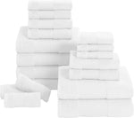 Modern Threads Air Cloud 6-Piece Towel Set - 100% Zero-Twist Cotton, 500 GSM, Quick Dry & Plush, Blue - Image 9