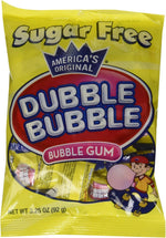 Dubble Bubble classic yellow bag sugar free variant