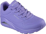 Skechers women's uno stand on air sneaker front view lifestyle shoe