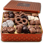 Bonnie and Pop gourmet chocolate gift basket front view