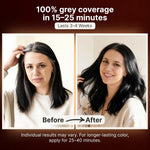 Herbishh Black Hair Dye Shampoo for Gray Hair Coverage 500ml - Image 3