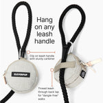Cleverpup premium compact dog walking accessory being cleaned with soap