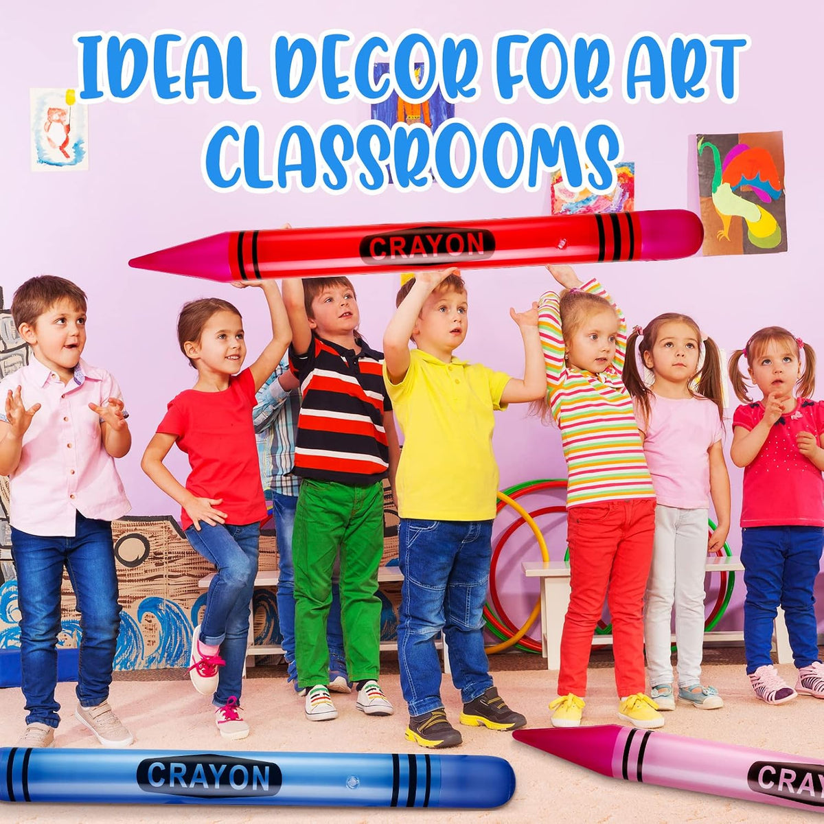 Raiten jumbo crayon photo booth props