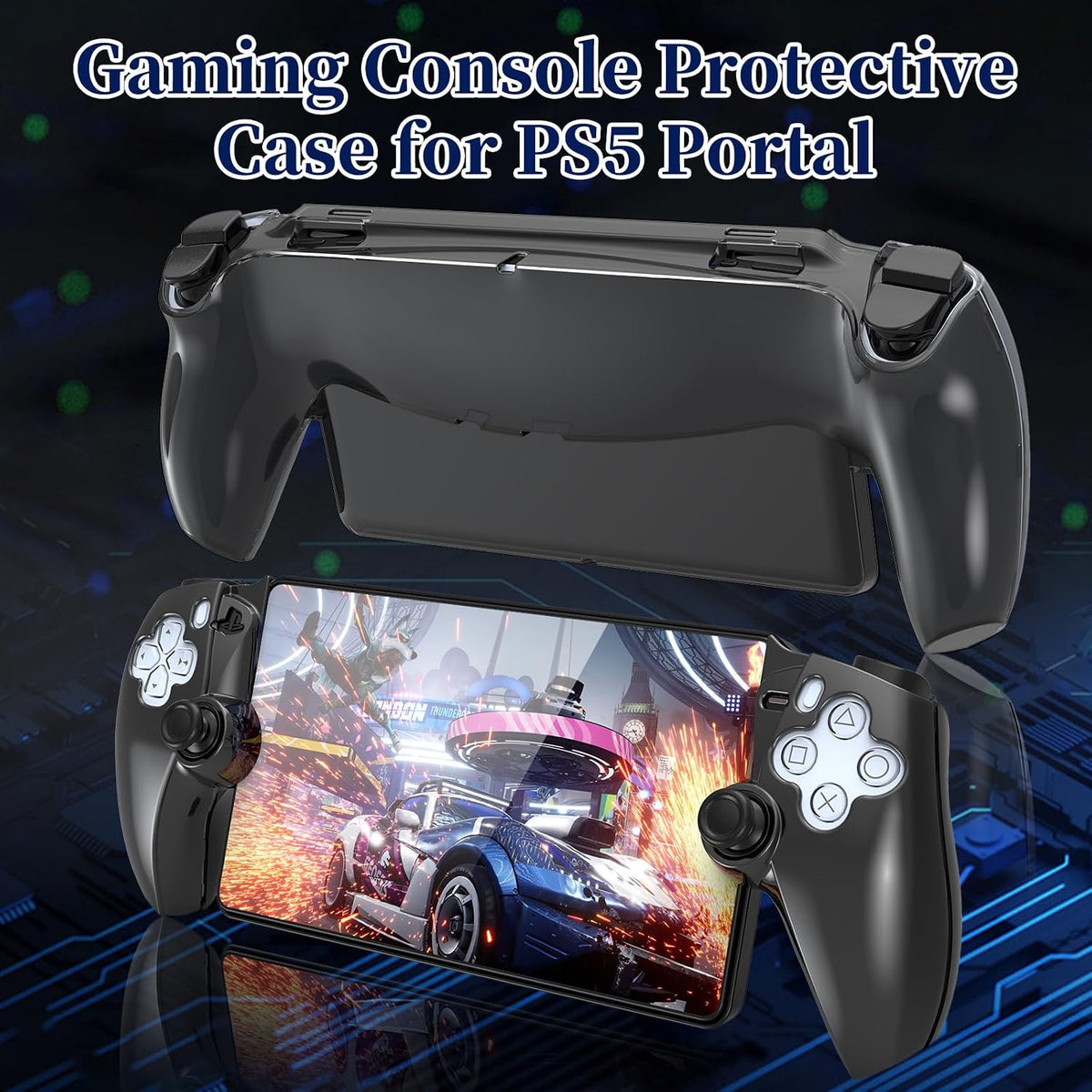 Mooroer PlayStation Portal case ergonomic grip angle