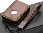 Vitodeco cowhide leather key case button layout