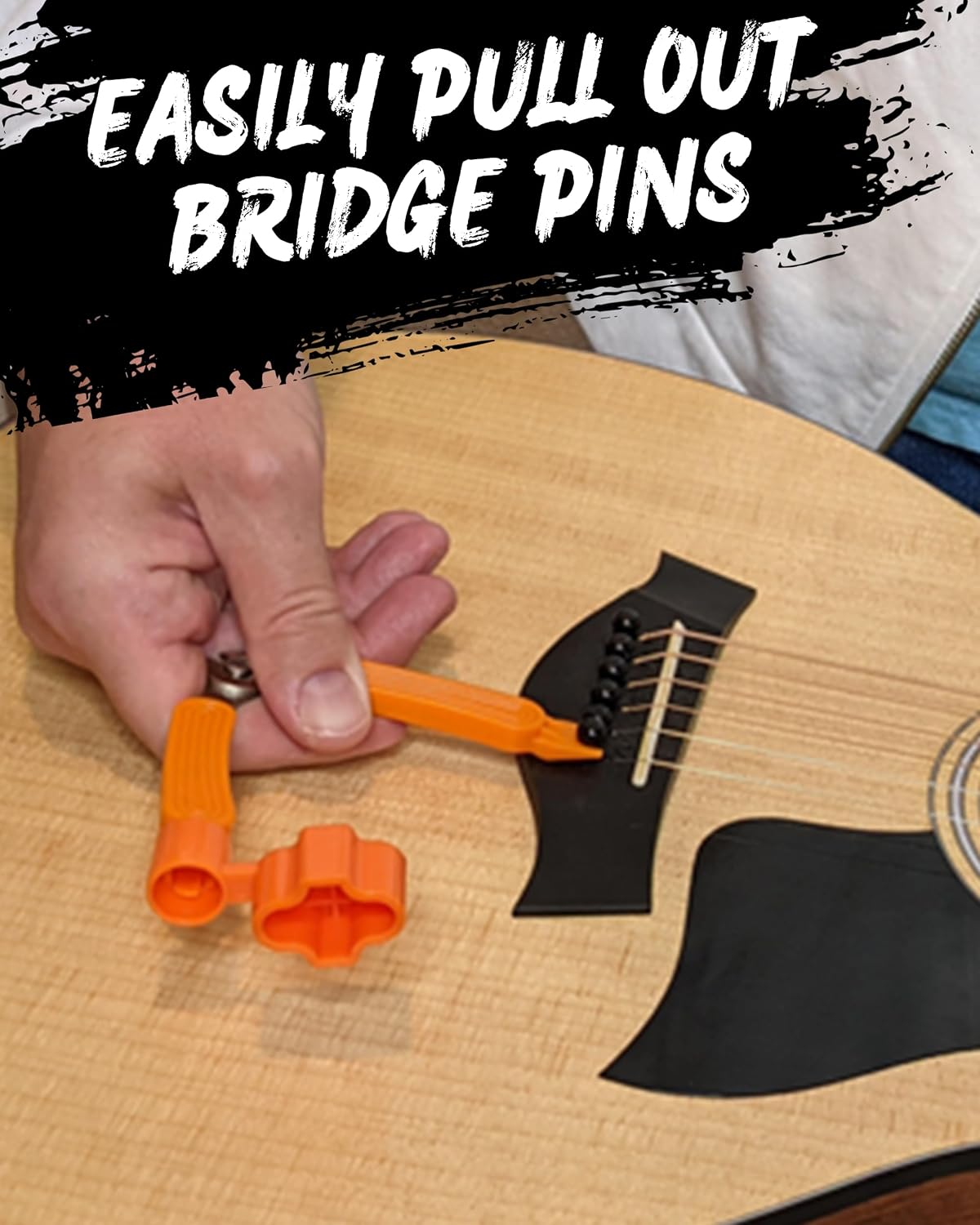 Guitar string cutter metal jaws detail view