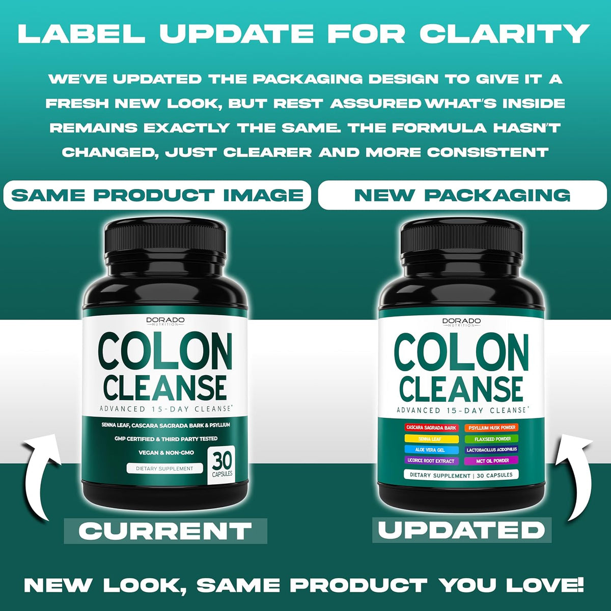 Authentic USA imported 15 day colon cleanse supplement