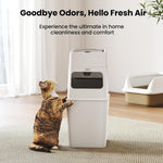 GKJ Odor Barrier Litter Bags showing compatibility with automatic trash bins