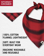 Stormy Kromer medium pet neckerchief tied display