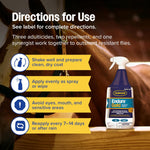 Authentic USA imported equine fly repellent bottle packaging