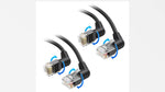 Packaging view of the authentic USA imported Cable Matters 2-pack 1ft Cat 6 network cord accessory.