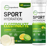 Micro Ingredients fizzy electrolyte drink tablets front view packaging