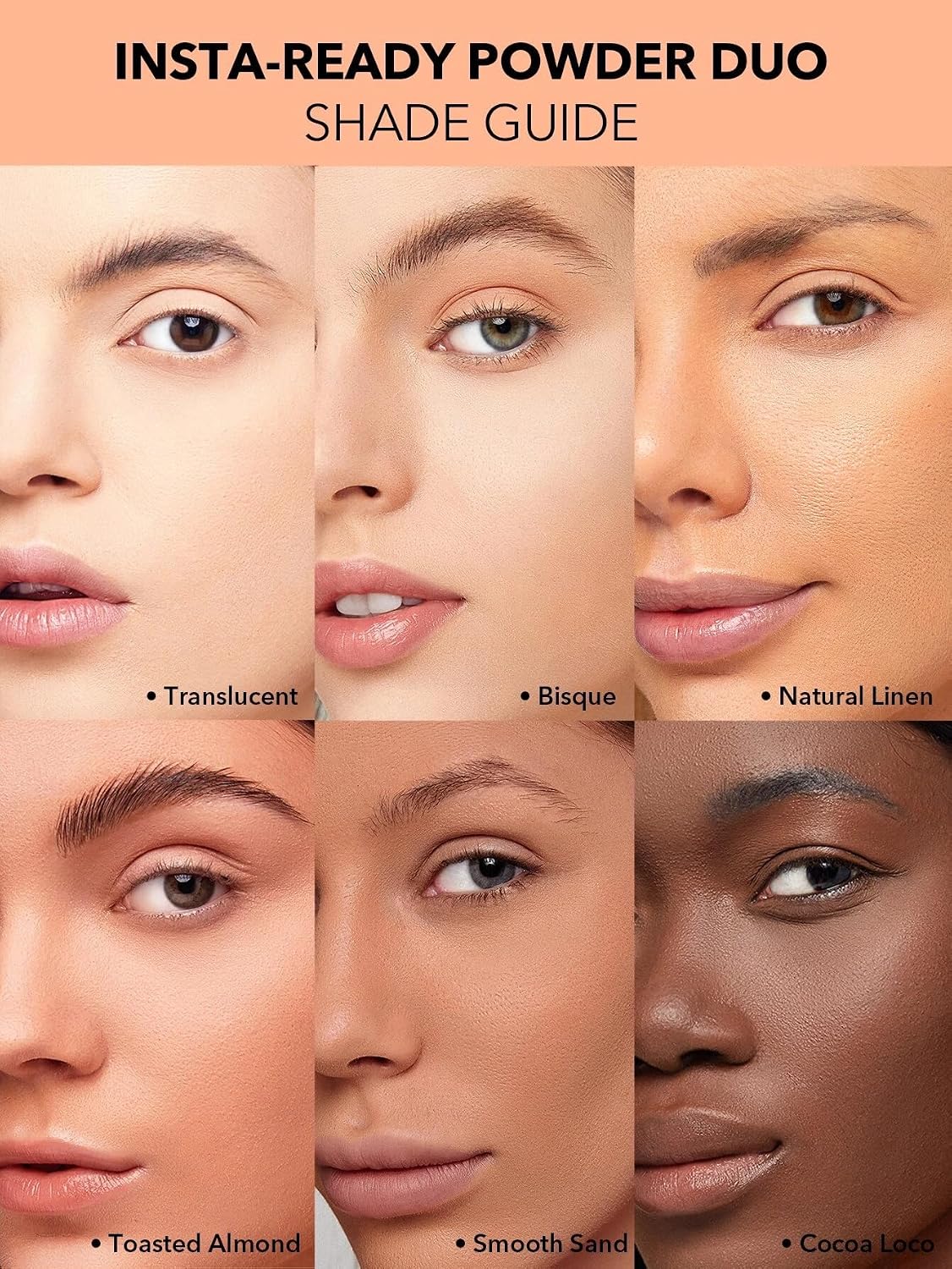 SHEGLAM loose face powder bottom compartment texture close up