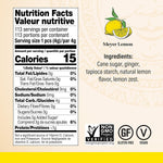 Chimes lemon ginger candy bag showcasing vegan and gluten free product seals
