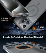 Torras iPhone 15 pro case clicky independent buttons