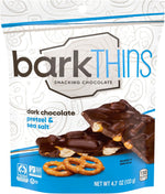 barkTHINS Dark Chocolate, Pretzel and Sea Salt Snacking Chocolate Bag, 4.7 oz - Image 10