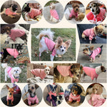 Jecikelon pet winter sweater small size clothing texture close up
