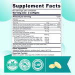 Nextdia Vegan Omega 3 supplement nutrition facts label