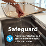 Xtreme Mats flexible undersink mat edge detail