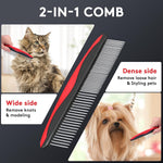 Tpotato dog brush ergonomic non-slip handle detail