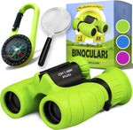 Promora Kids Binoculars 8x21 neon green set front view