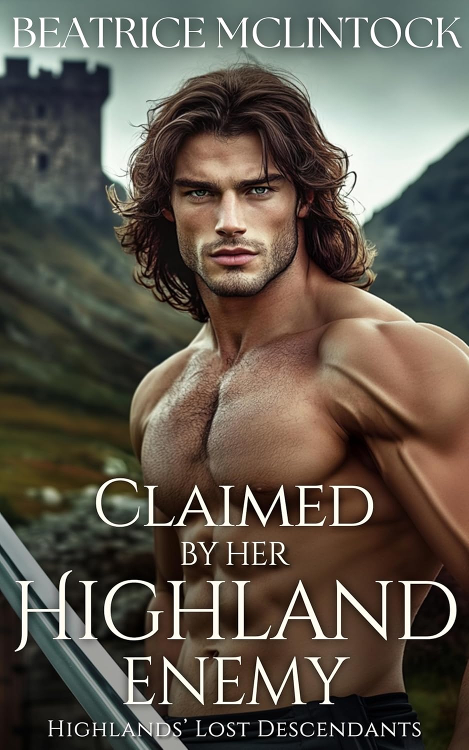 Beatrice McLintock Claimed by Her Highland Enemy front cover view historical romance novel