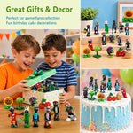 JHESAO 17PCS Plants PVZ Toys Set Figurines Zombies Cupcake Series PVZ Plush PVC Toys New, Great Gifts for Kids and Fans, Birthday and Party - Image 4