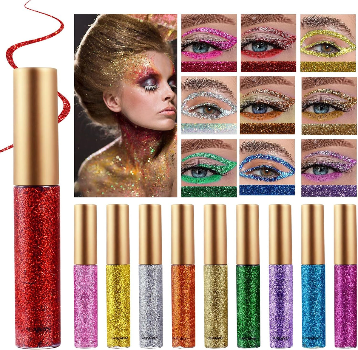 Spdoo colorful liquid eyeliner set front view packaging