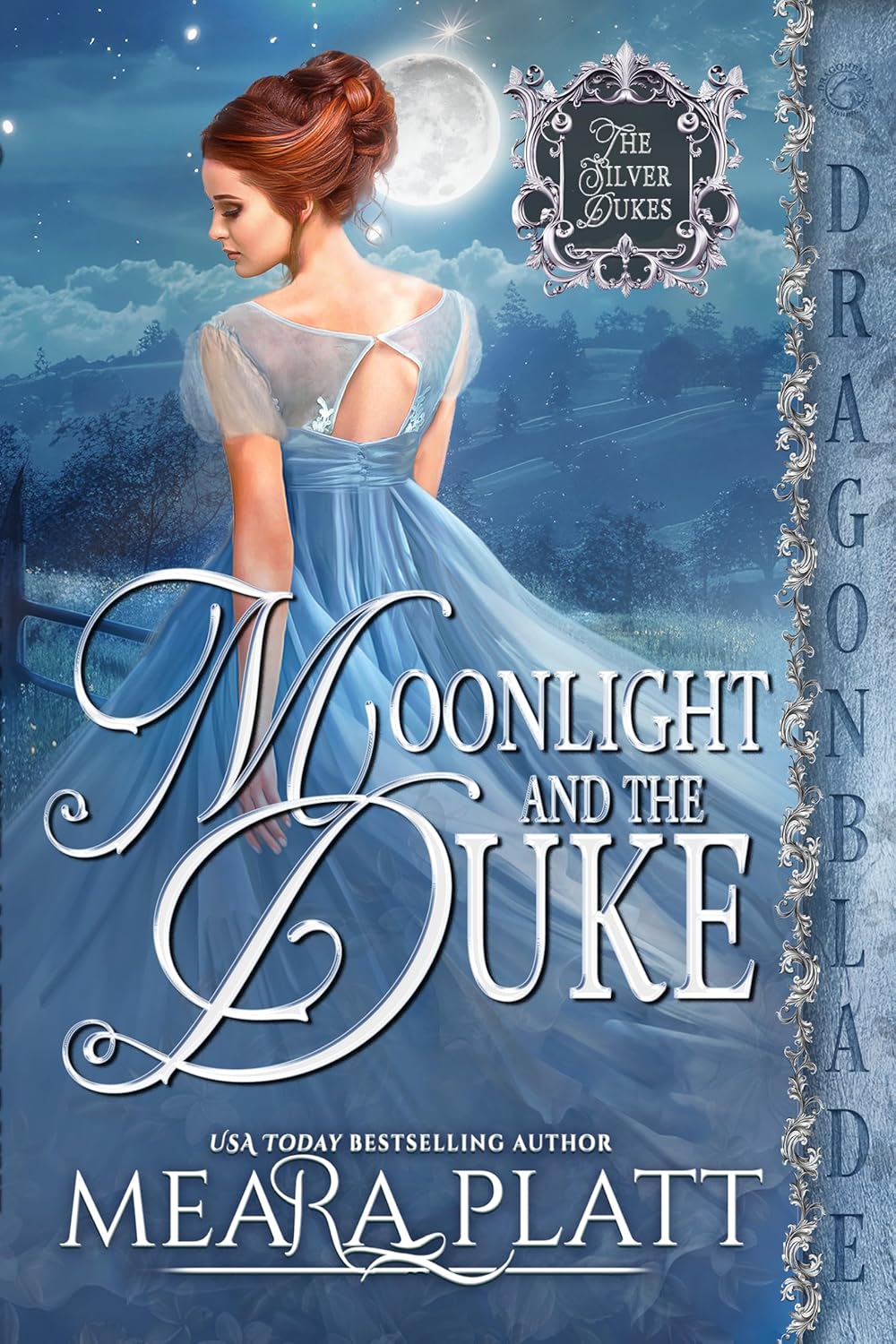 Meara Platt Moonlight and the Duke book cover front view historical romance