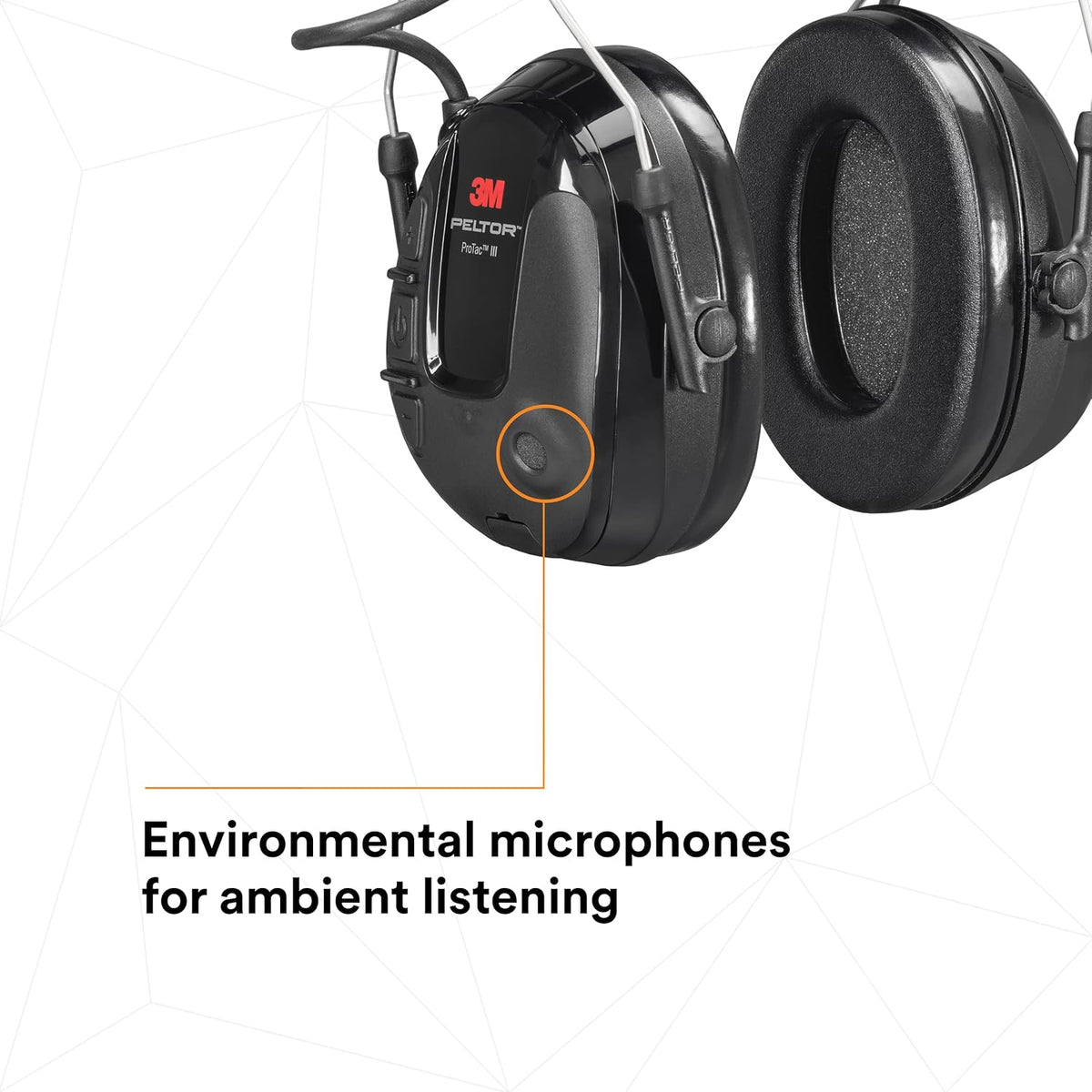 3M PELTOR ProTac III headset headband adjustment mechanism