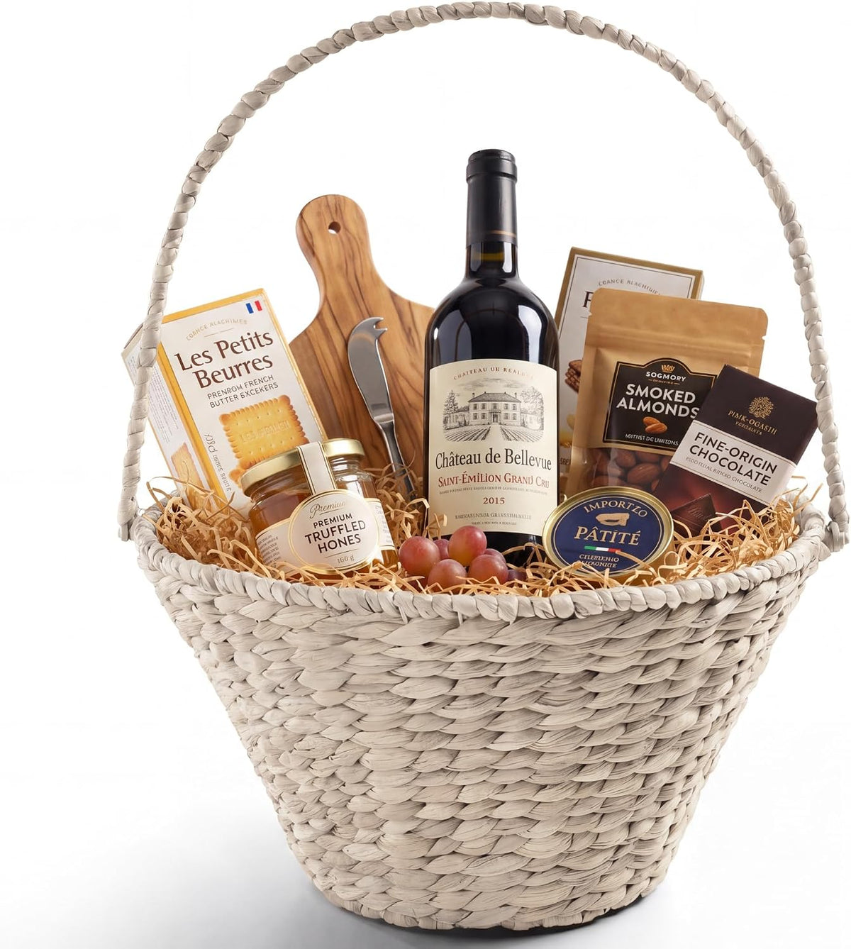 Best Choice Products handwoven large gift basket front view