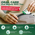 The Natural Dentist Stim-U-Dent mint dental picks lifestyle travel view
