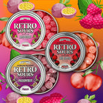 Retro Sours Hard Candy Variety Pack - Vintage Sour Candy Gift Set - 6 Tins of Tangy Fruit Flavors (Tangerine, Citrus, Mango, Raspberry, Apple & Passionfruit) - 6 Tins Variety Pack - Image 9