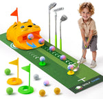Tommyhome indoor putting green set for kids with tiger returner
